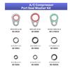 A95I-A/C O Ring Kit,Car Accessories Gasket,O Ring Assortment Kit,AC O Ring Kit,120Pcs AC Seal Kit,A/C Compressor Seal Kit
