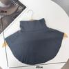 Velvet Fake Collar High Neck Fake Collar New Style of Neck Protection Warm Winter Resistant Collar Autumn Winter Neck Protection