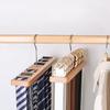 Multi Functional Solid Wood Belt Storage Rack for Hanging Ties Home Belts Scarve Storage Racks Hangers and Organization