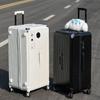 2025 Large 80-Inch Durable Trolley Case with 24-Inch Capacity, Unisex Design, Password Lock Suitcase