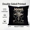 BBEHEMOTH Band Cushion Cover Plush Fabric Soft DoubleSided Printed Sofa Warm Winter Home Child Gift Pillow Case