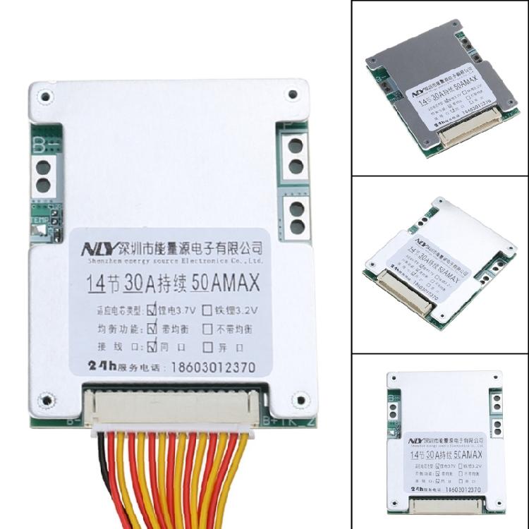 Bateria do Płyty Ochronnej z Balansowaniem 14S 48V 30A BMS- Płyta PCB do Domu