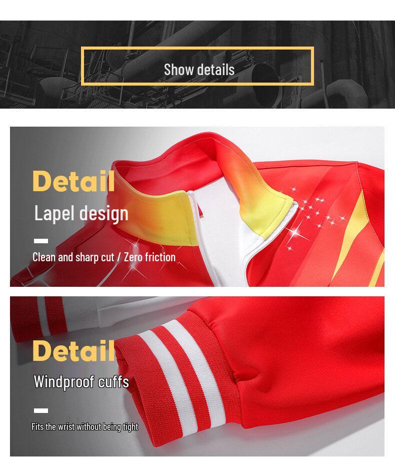 Spring & Autumn Unisex Sports Suit: Print School Uniform, Plus Size, Casual Parent-Child or Couple Style Activewear
