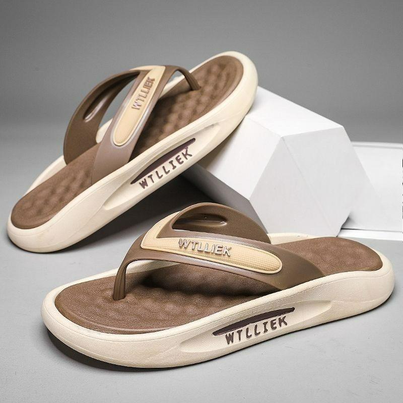 Flip-flops Men's Summer Wear Non-slip Sports and Leisure Flip-flops Men's Trendy Thick-soled Sandals