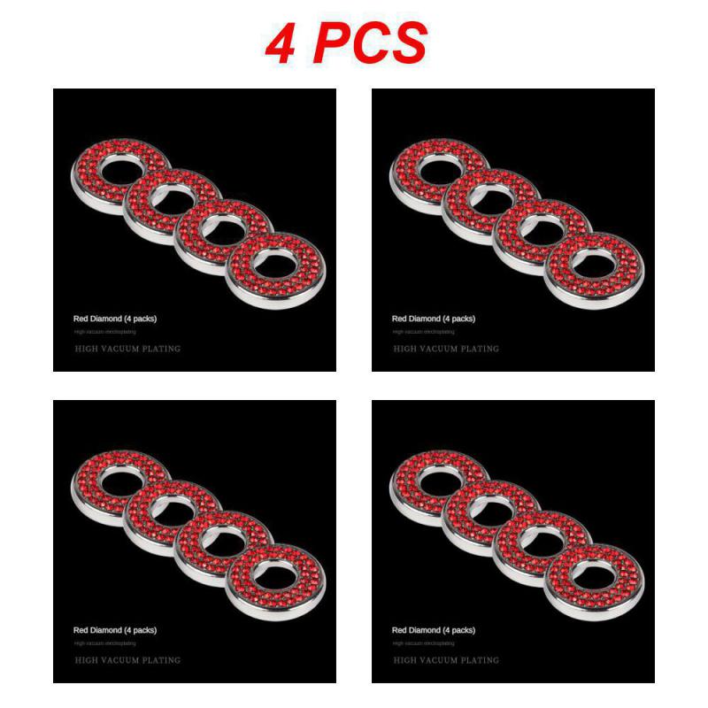1~8PCS Door Lift Interior Trim Shining For Mercedes-benz Inner Door Lock Pull Cover Door Bolt Decorative Cover