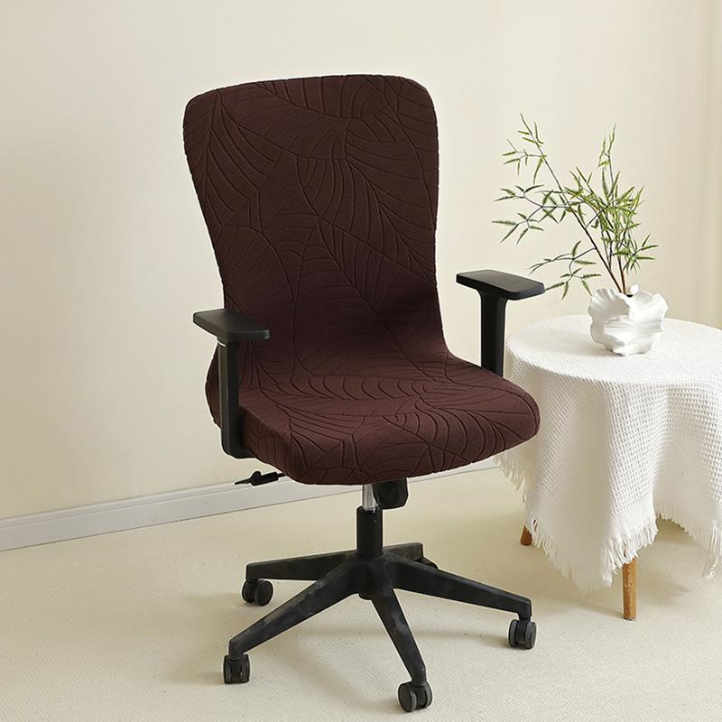 

Home Office Gaming Chair Cover Stretch Computer Armchair Slipcover Universal Fit for Rotating Chairs Cover Home Study Room Decor