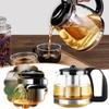 0.7L/ 1.5L Heat Resistant Kitchen Supplies Tea For Teapots Home Garden Kitchen,Dining Bar Teaware Tea Glass Teapot Tea Kettle
