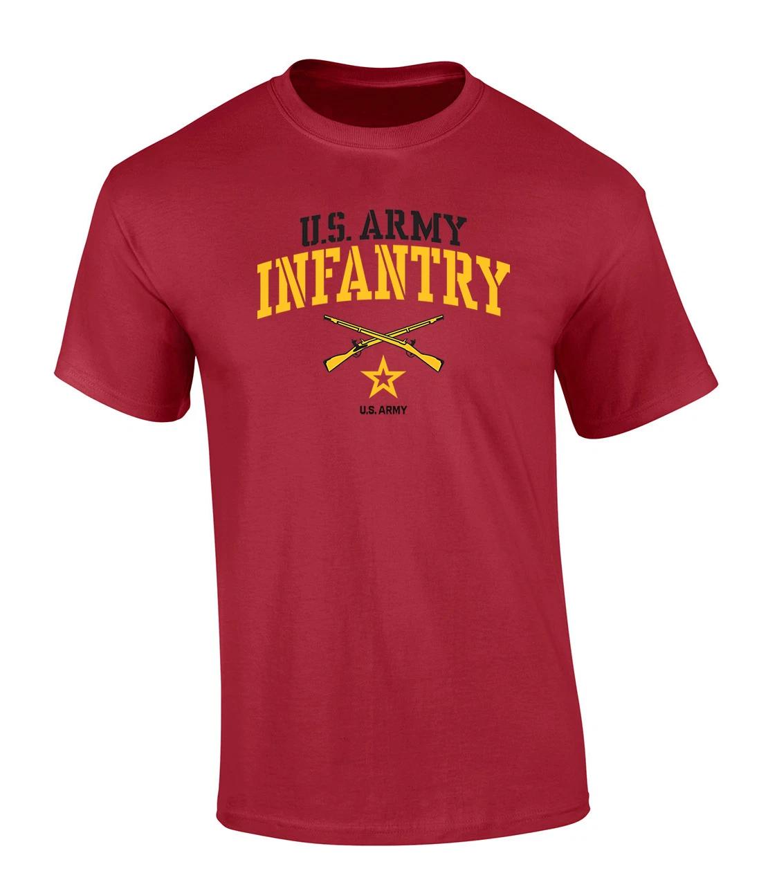 

Trenz Shirt Company U.S. Army Infantry Crossed Guns Short Sleeve Mens Graphic 4XL