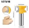 Half Round Side Cutter Bit Half Round Side Cutter Bit Woodworking Bit 1/4inch 1/2inch Shank