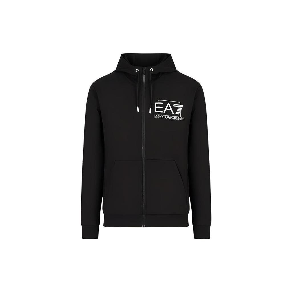 EMPORIO ARMANI EA7 SS23 Sweatshirt Men's Black 3RPM53-PJ05Z-1200