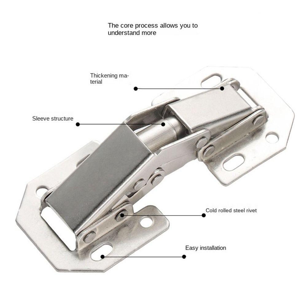 Hydraulic Door Hydraulic Hinges No Punching Door Concealed Hinges New Damper Buffer  Cabinet Door