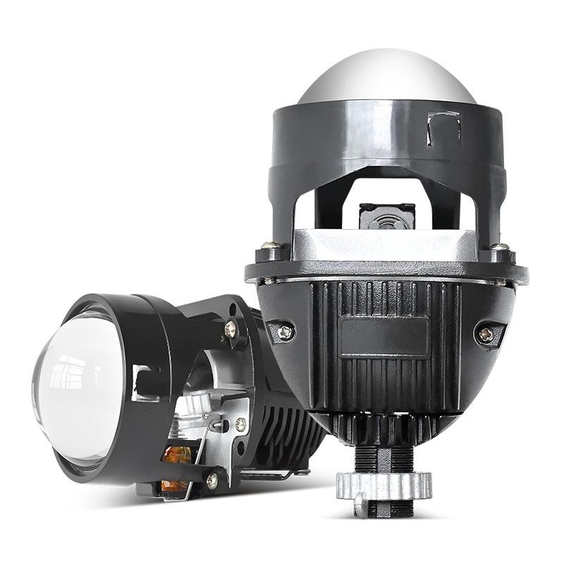 Car LED Headlight Bifocal Lens 2.5 Inch Dual Light Cup Car and Motorcycle Universal H4 H7 H11 9005