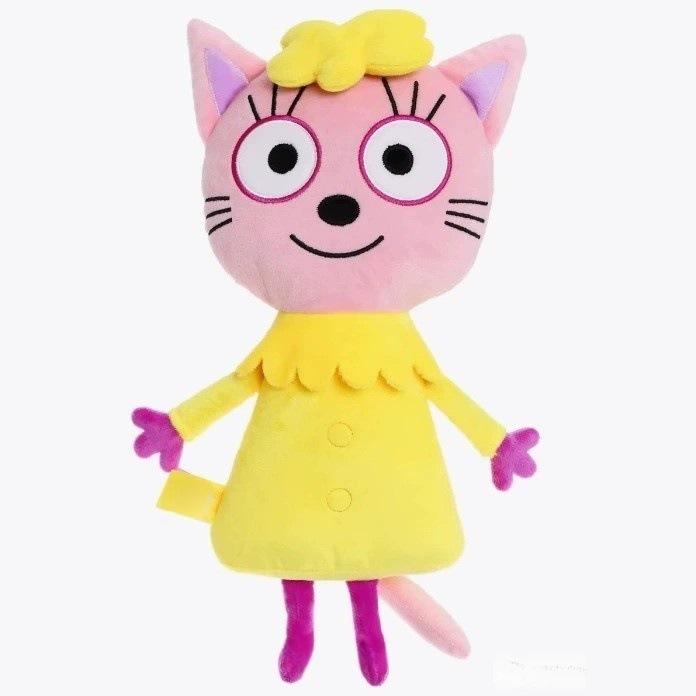 Kid-e-Cats Cartoon Toy Karamelka Three Cat Plush Toy