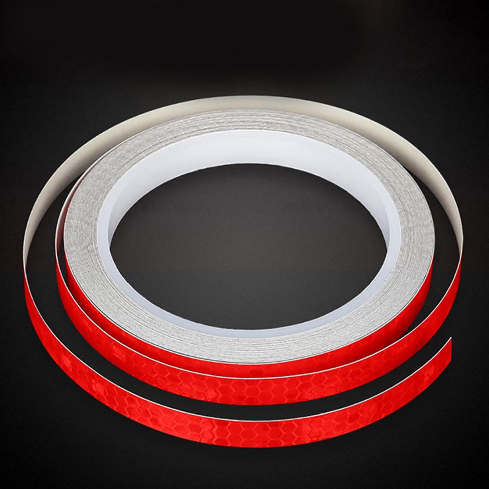 8m Car Stickers Reflective Decoration Tapes Motorcycle Bike Body Rim Wheel Strip DIY Reflective Tapes for Car Motorcycle Bike