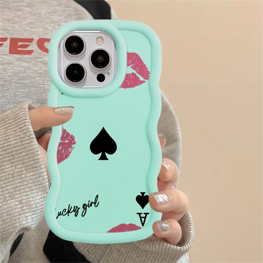 Amore-Love Pink Letter Case for iPhone 12 15 Plus 11 8 16 Pro Max XR 13 17 Air 14 Soft Phone Cover