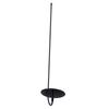 Black Wall Sconce Candle Holder for Romantic Dinner Sturdy , Black 43cm Long