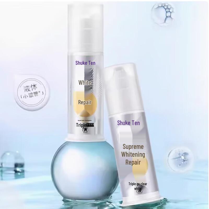 Shuke+ Press-Type Whitening & Repair Liquid Toothpaste