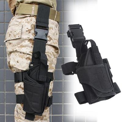Ρυθμιζόμενο Tactical Army Black Pistol Gun Drop Leg Thigh Holster Pouch Holster