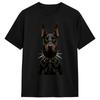 Unisexs Tshirts Howling Doberunisex Amazing 100 Cotton Tees Short Sleeve T Shirts Crew Neck Clothing Plus Size