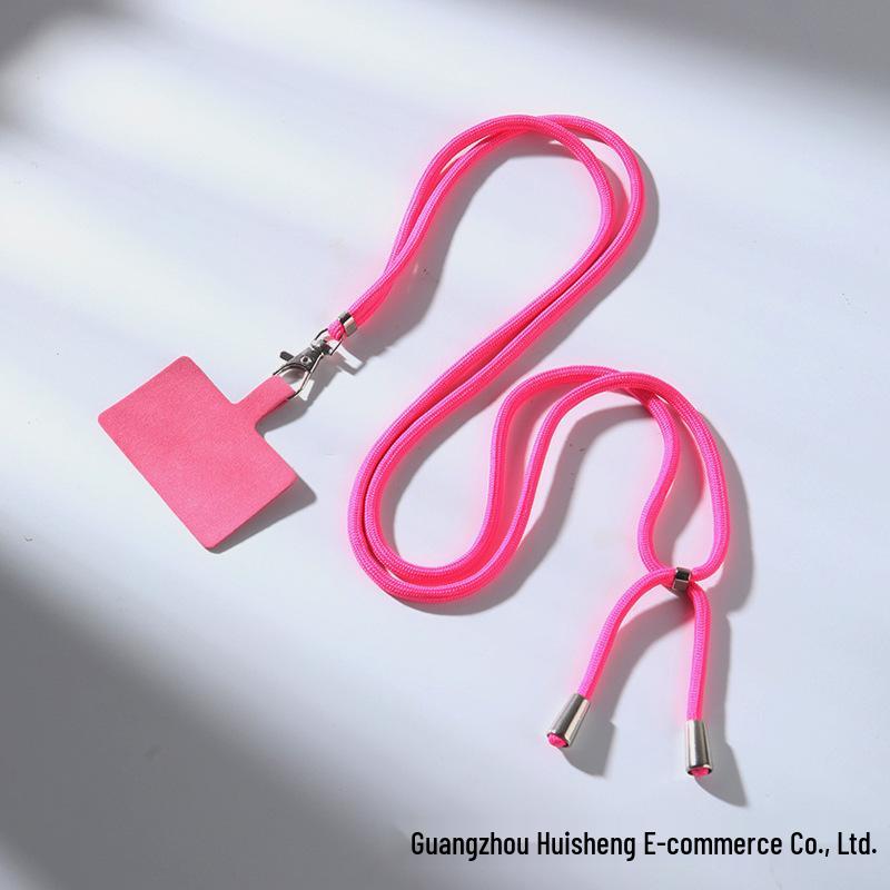 Mobile Phone Lanyard Neck/Crossbody/Wrist Strap with Clip and ID Holder - Anti-Lost Woven Design