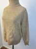 Women's Thick Knitted Turtleneck Sweater - Autumn/Winter Solid Color, Medium-Length, Casual Style.