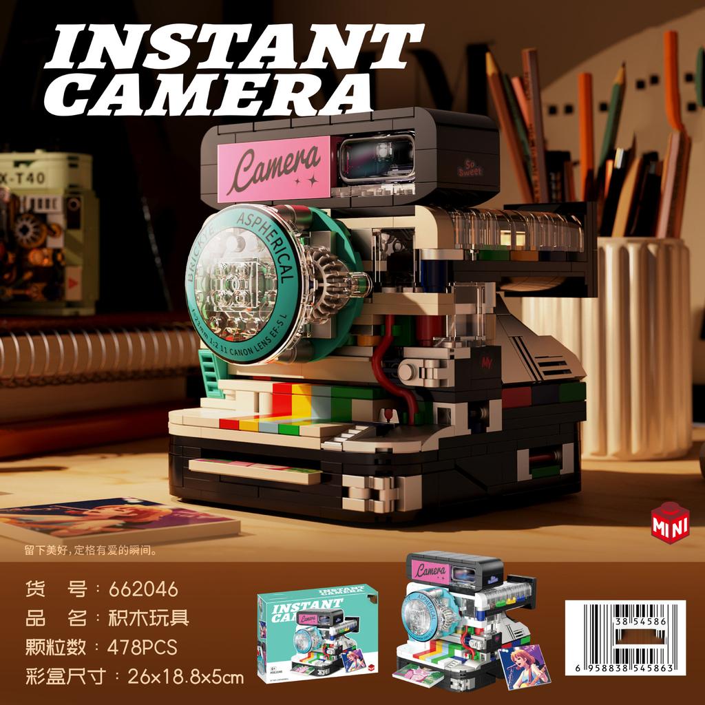 Camera Micro Building Blocks for Adults Mini Blocks Set Decoration Home Construction Block Assembling Toys for Girls Boys Gifts