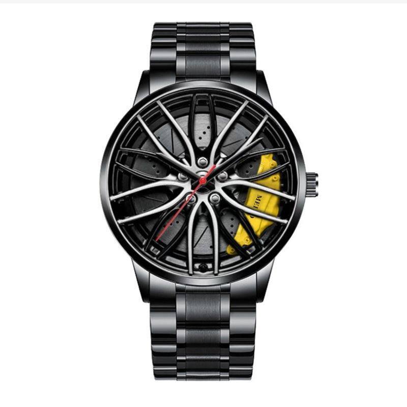 Trendige Herrenuhr mit automatischem Quarzwerk, Räder, nicht-mechanische Uhr, Mode-Herrenuhr