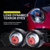 3-inch LED Car Dynamic Devil Eye 3D Lens 33 Mode Dynamic Pupils Remote Headlight Large Light Car Light Modification Eagle Eye