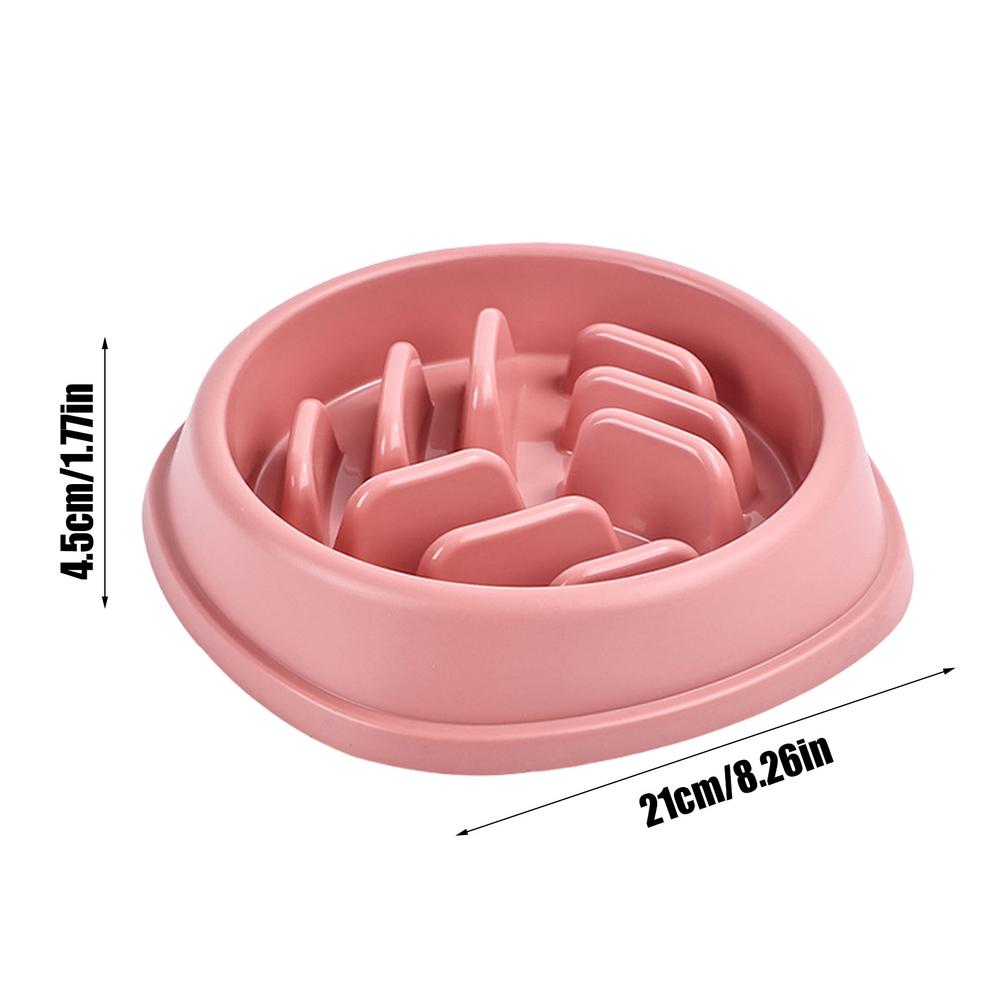 

Миски для собак с медленным поеданием, Миски для собак с медленным поеданием, Нескользящие миски-лабиринты для медленного кормления собак, Миски для собак против удушья, Миска для корма для собак для семейных обедов розовый