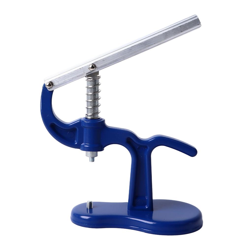 Uhrengehäuse-Drückwerkzeug-Set 12 Stempel Uhrengehäuse-Deckel-Pressmaschine für Batteriewechsel Blau