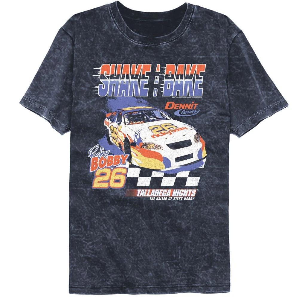 Talladega Nights Zoom Shake And Bake Navy Colortone Mineral Wash Movie  Children s T-shirt 120
