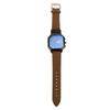 Men Watch Quartz Movement Leather Strap Stylish Retro Wristwatch for Indoor Outdoor Activities Daily Sports Brown