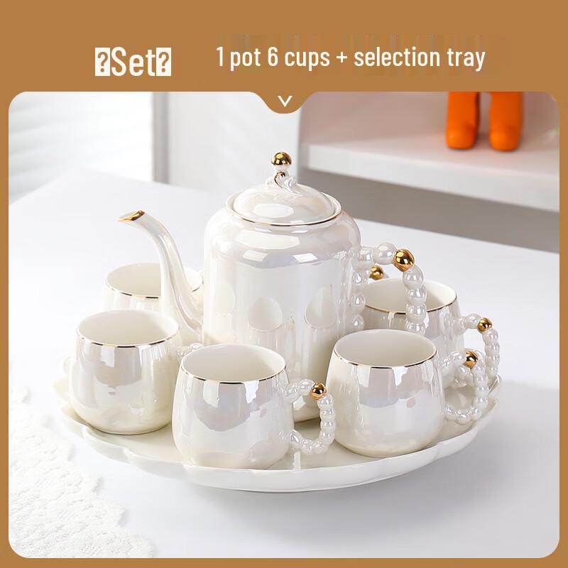 OLOEY Ceramic Water Set with Turntable