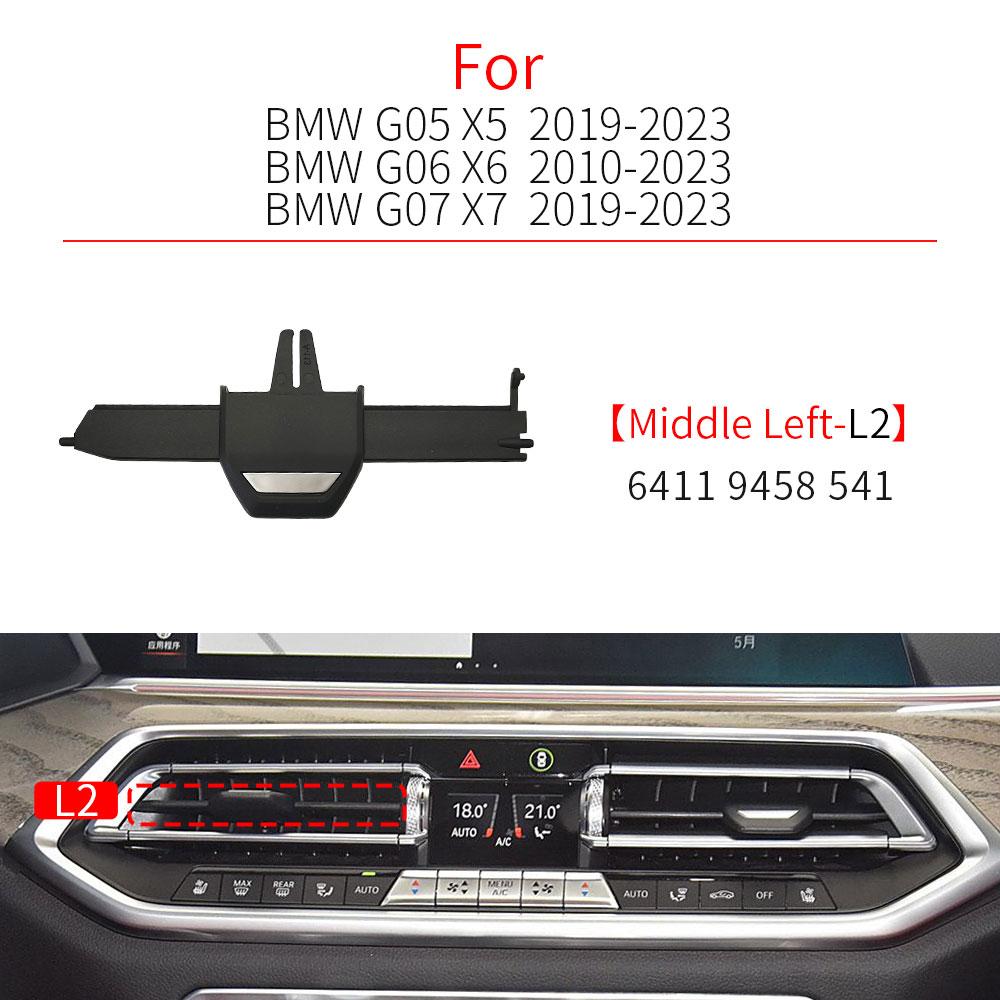 For BMW G05 G06 G07 Car Front Air Vent Grille Clip Trim Parts A/C Outlet Repair Kits Accessory For BMW X5 X6 X7 64119458541