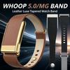 Cinturino in Pelle di Alta Qualità Per WHOOP 5.0 Vera Pelle Regolabile Fascia Fitness Braccialetto Per Whoop 5.0MG Braccialetto Sportivo