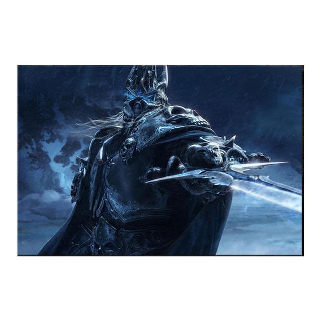 Klasická oblíbená hra World of Warcraft Umělecká díla Plakáty a obrazy Nástěnné malby na plátně Obraz Chlapec Herna Domácí dekorace Bez rámu