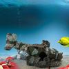Aquarium Decoration Airplane Wreckage Decorative Resin Easy To Maintain Tank