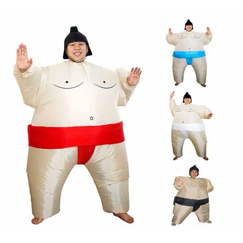 Fun And Quirky Sumo Wrestler Inflatable Costume Perfect For Parties And Cosplay
