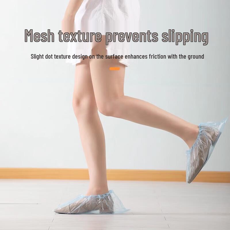 CHAHUA Disposable Waterproof Shoe Covers (100 Count)