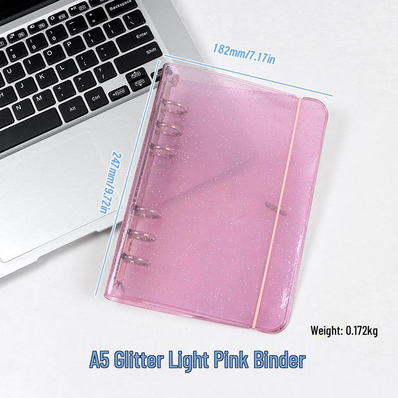 A6 Color Loose-Leaf Binder Notebook - Student Diary & Simple Planner