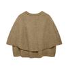 Damenmode Weihnachtsdruck Leichter Pullover Lässig Langärmlig Strick-Pullover-Oberteil