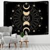 Sun God Moon God Tapestry Bohemian Style Wall Hanging Background Decoration Fabric Beautiful Mysterious Print Decoration