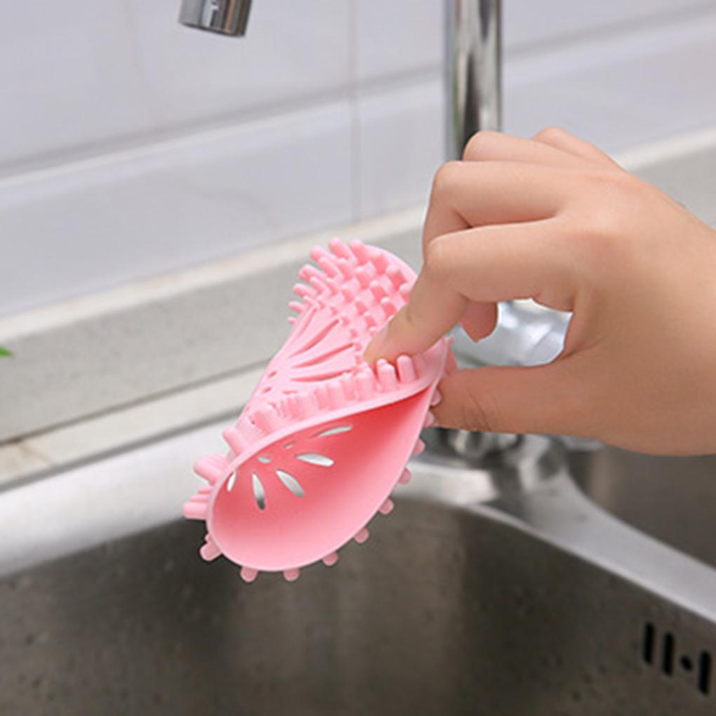 Silikonové sítko na kuchyňský dřez Zátka filtru Koupelna odtokový kryt Lapač vlasů