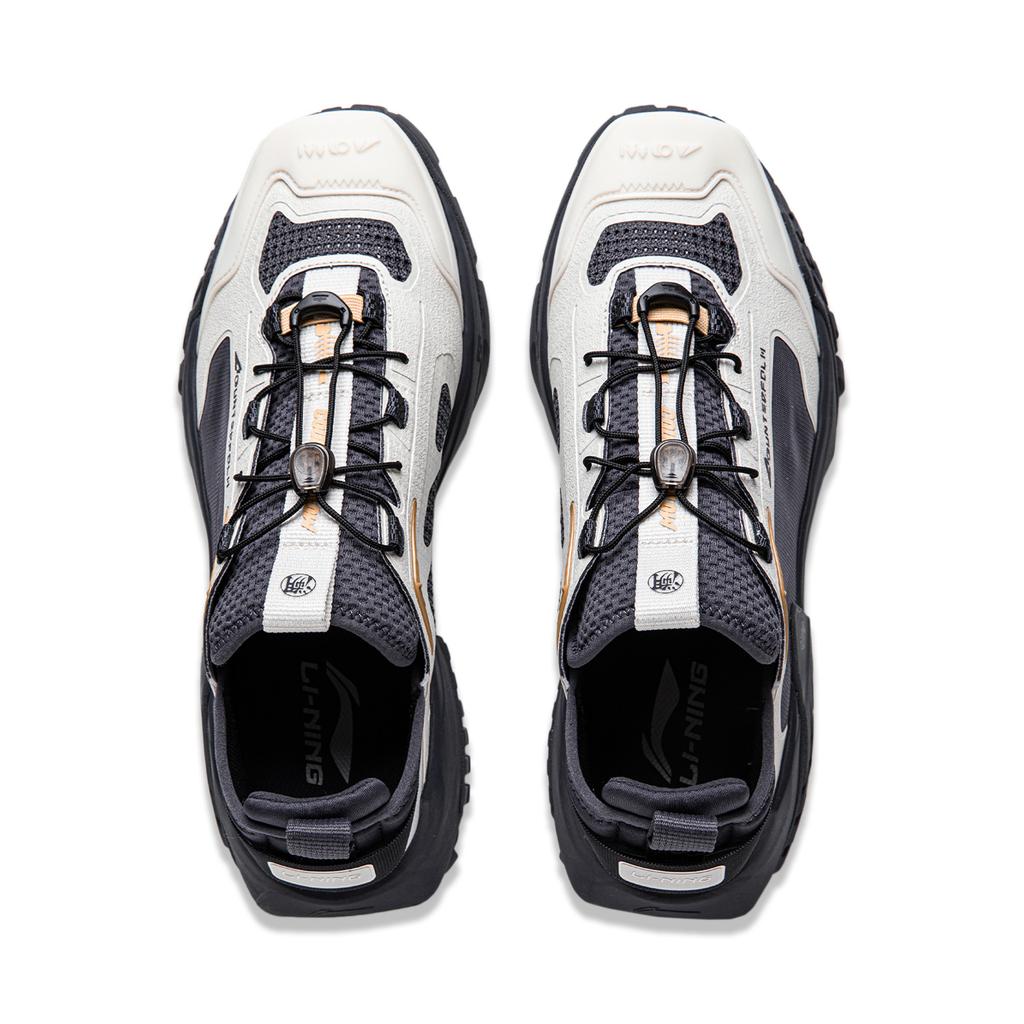 New LiNing CF Linchuan SS Cushioning Wear-Resistant Low-Top Casual Shoes Men's Gray Black AGLU143-3