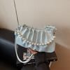 Women's Bags New Versatile Handbags Women's Shoulder Bags Crossbody Bags Folded Pearl Cloud Bags