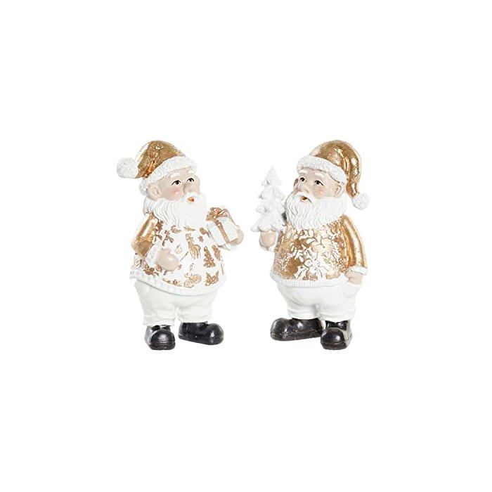 Ornamento de Natal em Resina - DKD Home Decor - Dourado - 8x6x14 cm - Decorativo - Original