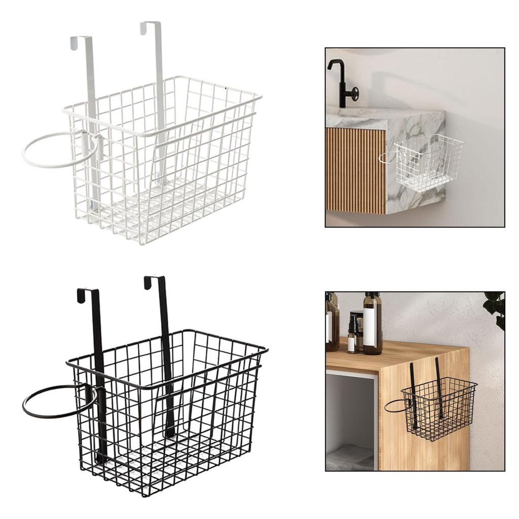 Hanging Basket for Organizing Hair Blow Dryer Organizer for Bathroom Counter