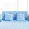European Style Sweet Girl Heart Lace Edge Cushion Cover Ruffle Lace Princess Pillowcase Wedding Home Sofa Car Decorative Pillows