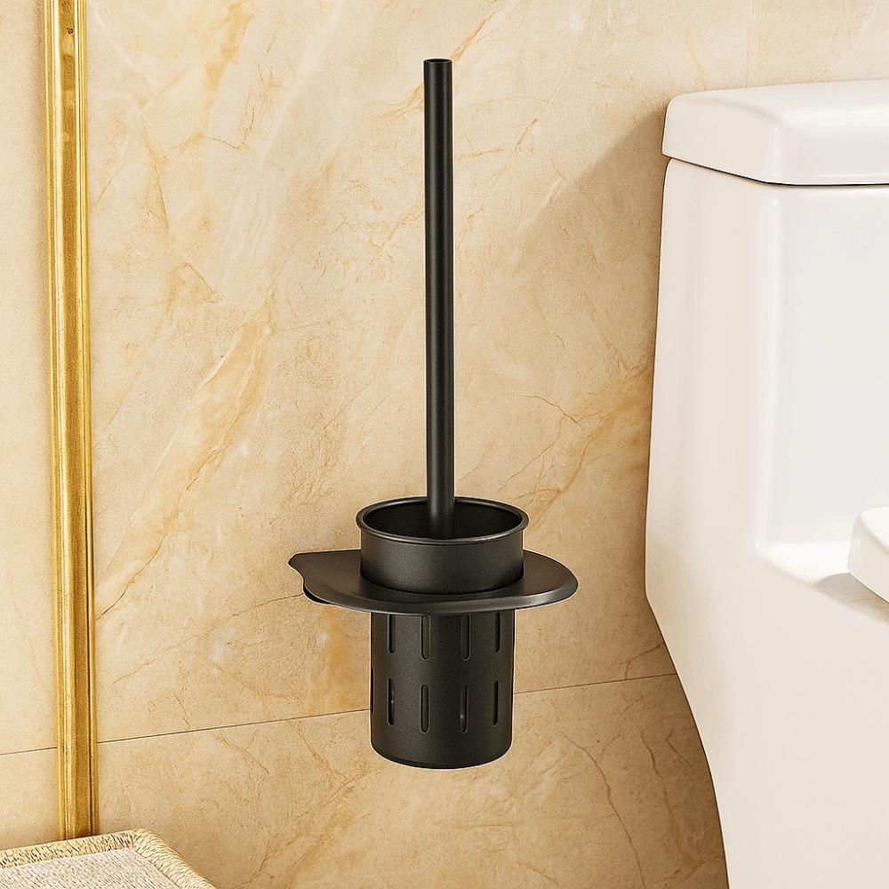 Wall Mounted Toilet Cleaning Brush Rust-proof Toilet Brush Holder Toilet Brush Set  Shower Area