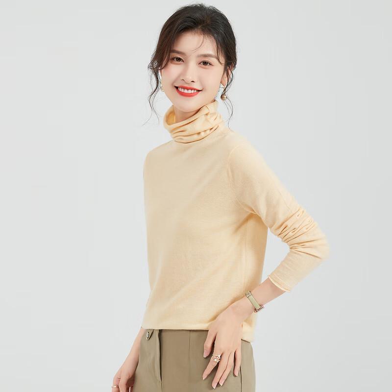 

Jinju Women s 100% Merino Wool Turtleneck Sweater S